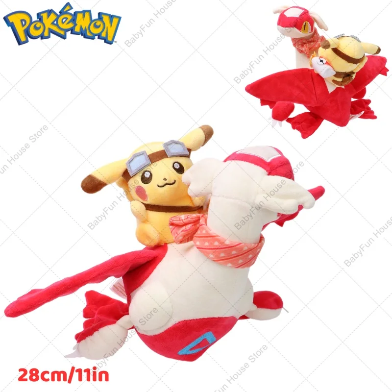 Pokemon Shiny Latios Latias Kawaii Plüschtiere Niedliche Anime Pikachu Lapras Stofftiere Peluche Puppen Geburtstagsgeschenke Kinder – Detail 13