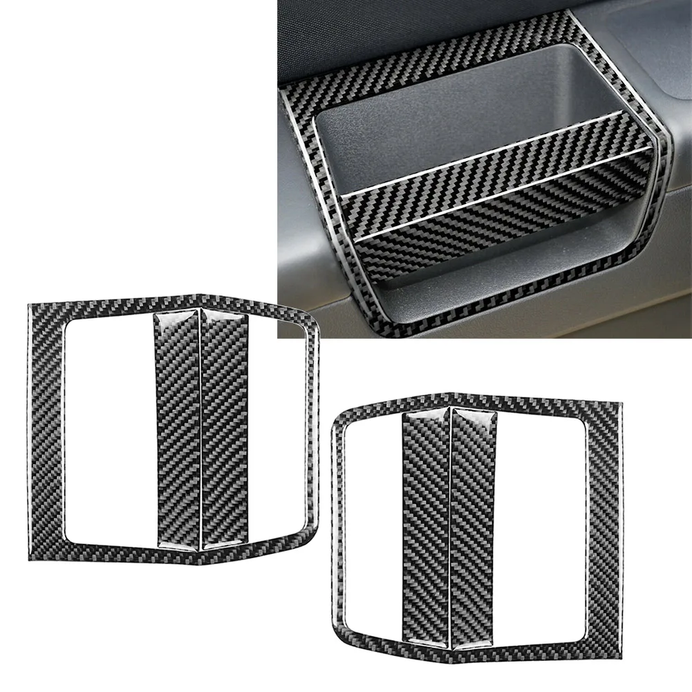 

6 Pcs Carbon Fiber Car Interior Door Pusher Panel Cover Trims Sticker For Dodge Challenger 2008 2009 2010 2011 2012 2013 2014