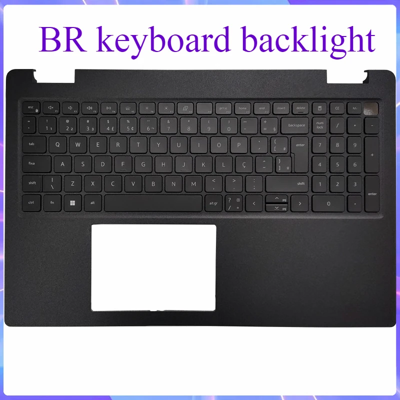 New For Lattiude 3520 E3520 Laptop Palm Pad Keyboard/Host Cover/US/UK/SP/BR/RU Keyboard 0DJP76 Palm Rest Shell Keyboard