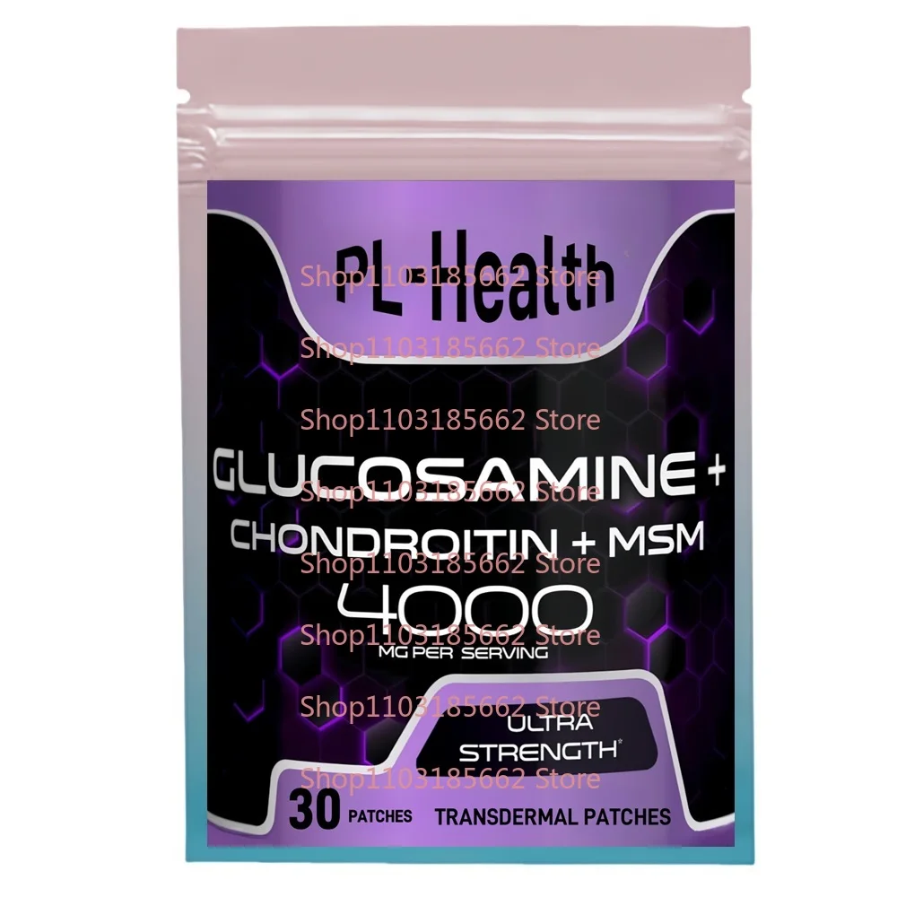 

30 Patches Glucosamine Chondroitin Transdermal Joint Support for Mobility, Flexibility, & Comfort