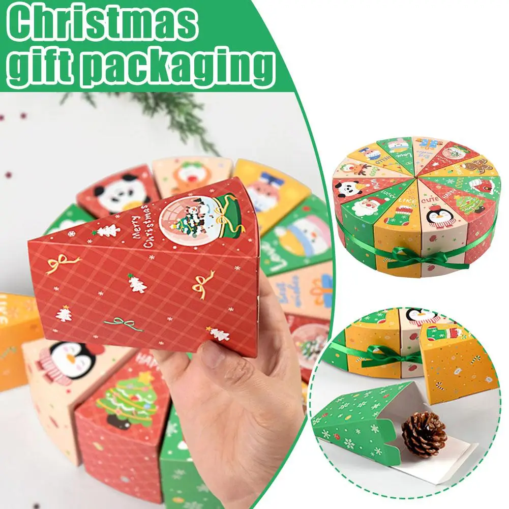

12 Christmas Gift Boxes, Blind Boxes, Christmas Countdown Calendars, Party Gift Packaging Empty Boxes