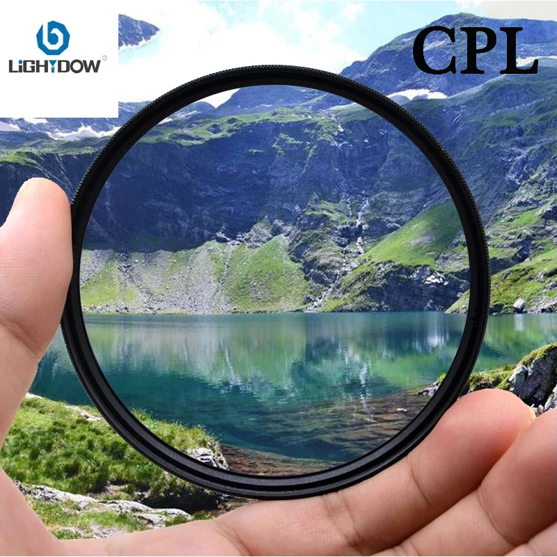 Lightdow Universal CPL Lens Filter 49mm  52mm 55mm  58mm 62mm 67mm 72mm 77mm 82 mm for Cannon Nikon Sony Pentax Camera Lens