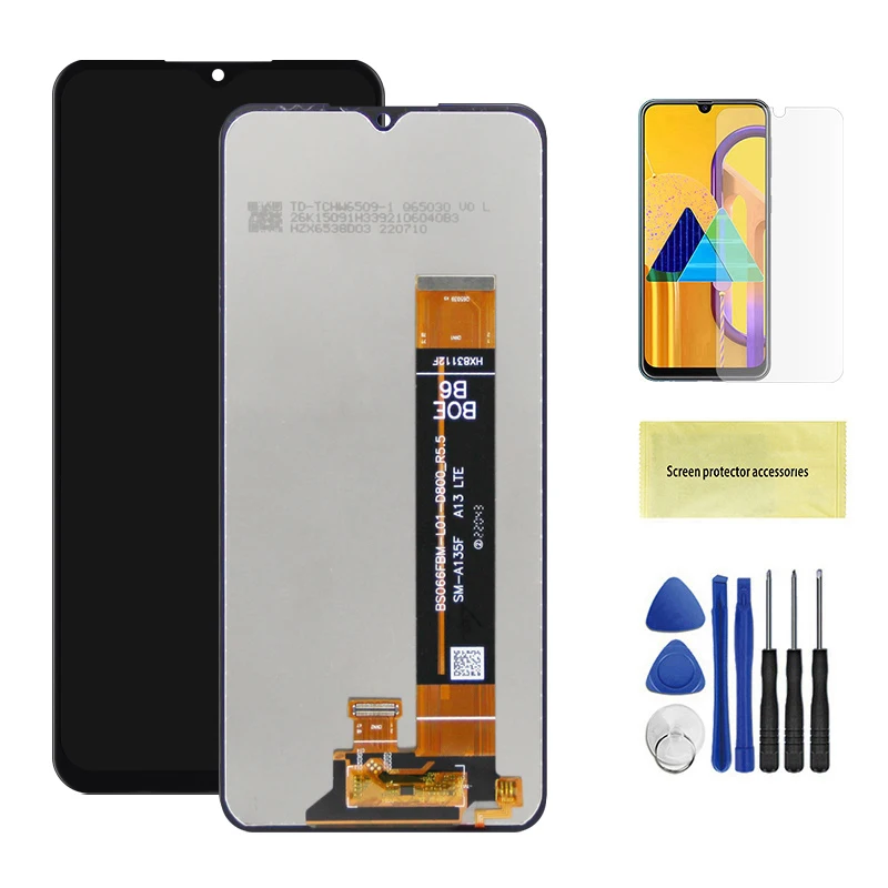 6.6\'\' Display For Samsung M13 M135 LCD Display Touch Screen Digitizer Assembly For Samsung M135 SM-M135F Screen