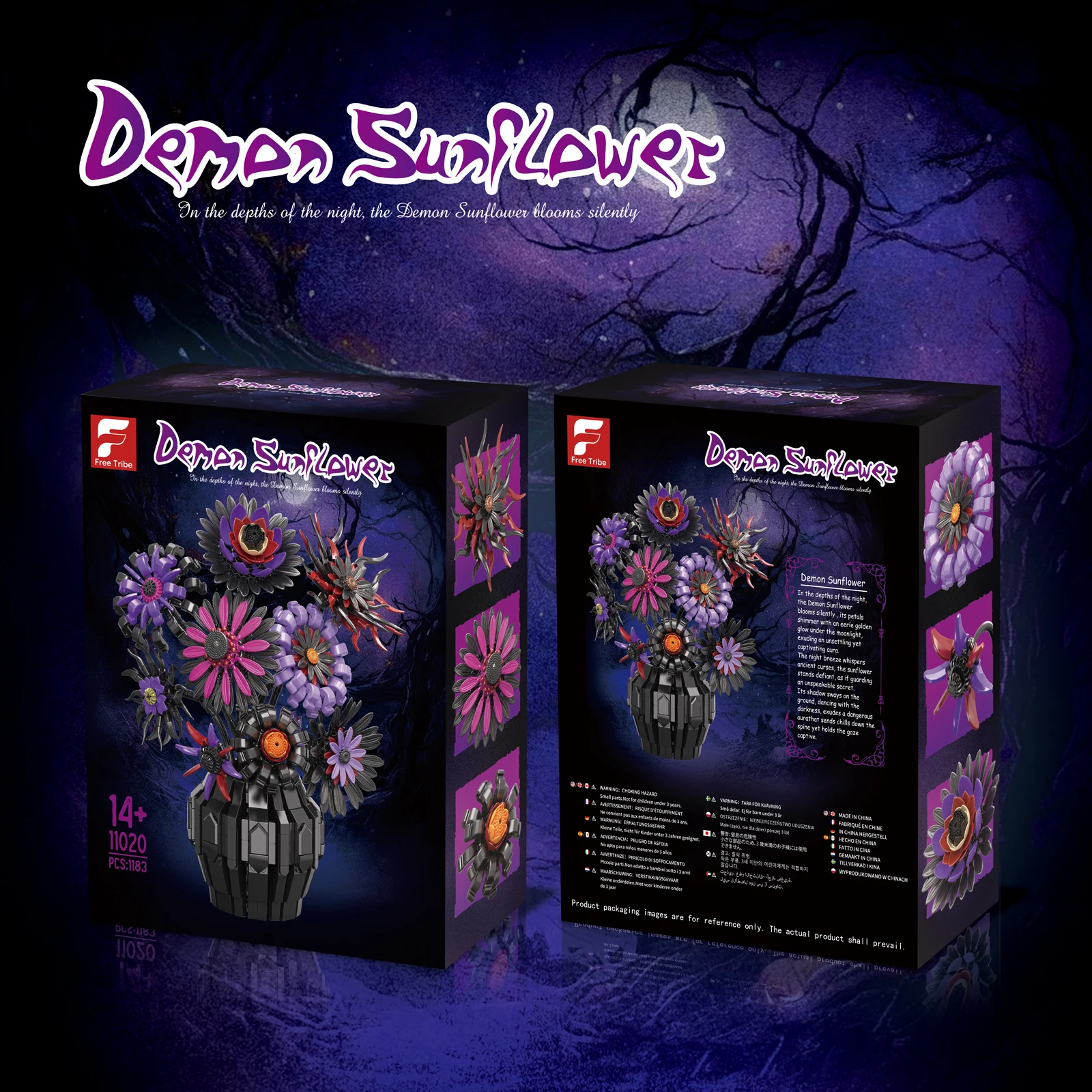 

1183 шт., строительные блоки из мелких частиц, букет цветов подсолнечника, модель DIY, сборная игрушка для взрослых