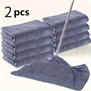 2Pcs Microfiber Cleaning Cloths Reusable Lint Free Hypoallergenic Space Theme Towels For Window Kitchen Bathroom Toilet Living B