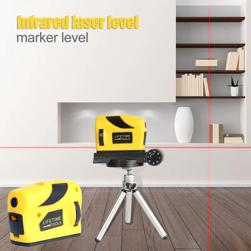 360 Degree Laser Level Self-Levelling 2 Line 1 Point Horizontal & Vertical Red Measure Dropshipping