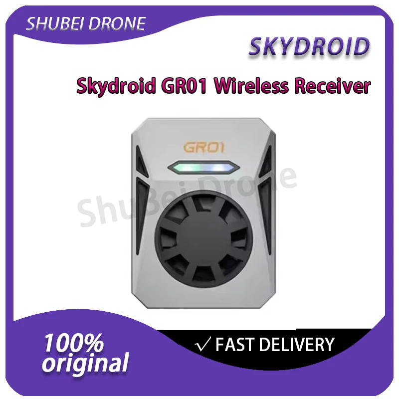 

Skydroid GR01 Wireless Receiver 5.8G 150CH Single Antenna OTG FPV Receiver with Audio for FPV Drone Part Drone Accessories
