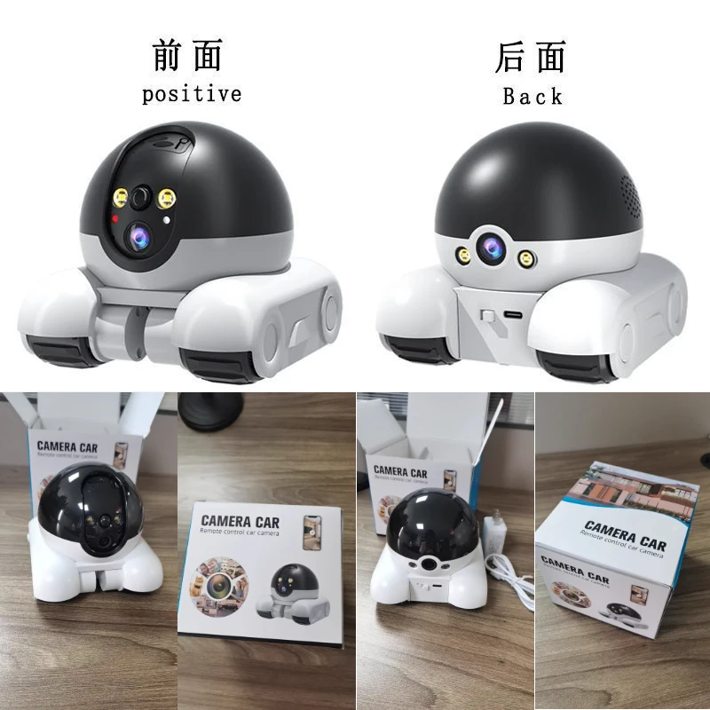 AI Cat/Dog IP Camera Full Color 8MP HD1080p APP Dual Lens Playing Running Humanoid Detection Home Security CCTV Baby Monitor