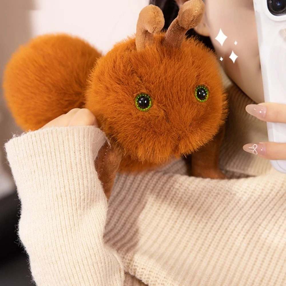 ผ้าฝ้าย PP เด็ก Hippo ตุ๊กตา Plush ตุ๊กตาน่ารัก Little Ant Plush ของเล่นปุยน่ารัก Hippo & Ant หมอน Plush ตกแต่งห้อง