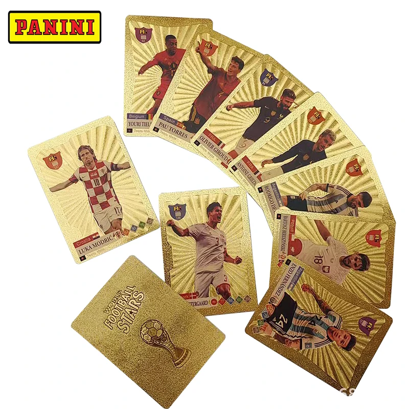 Panini Star Card Curry Jordan Kobe Messi Mbappe Durant James Boys' Soccer Basketball Collectible Card Christmas Birthday Present