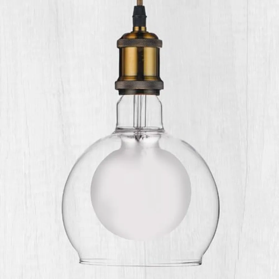 Oversized Decorative LED Light Bulbs, Giant Vintage Edison Light Bulb, G52 G160 Huge Bulbs with Glass Shell, Pendant Lighting,
