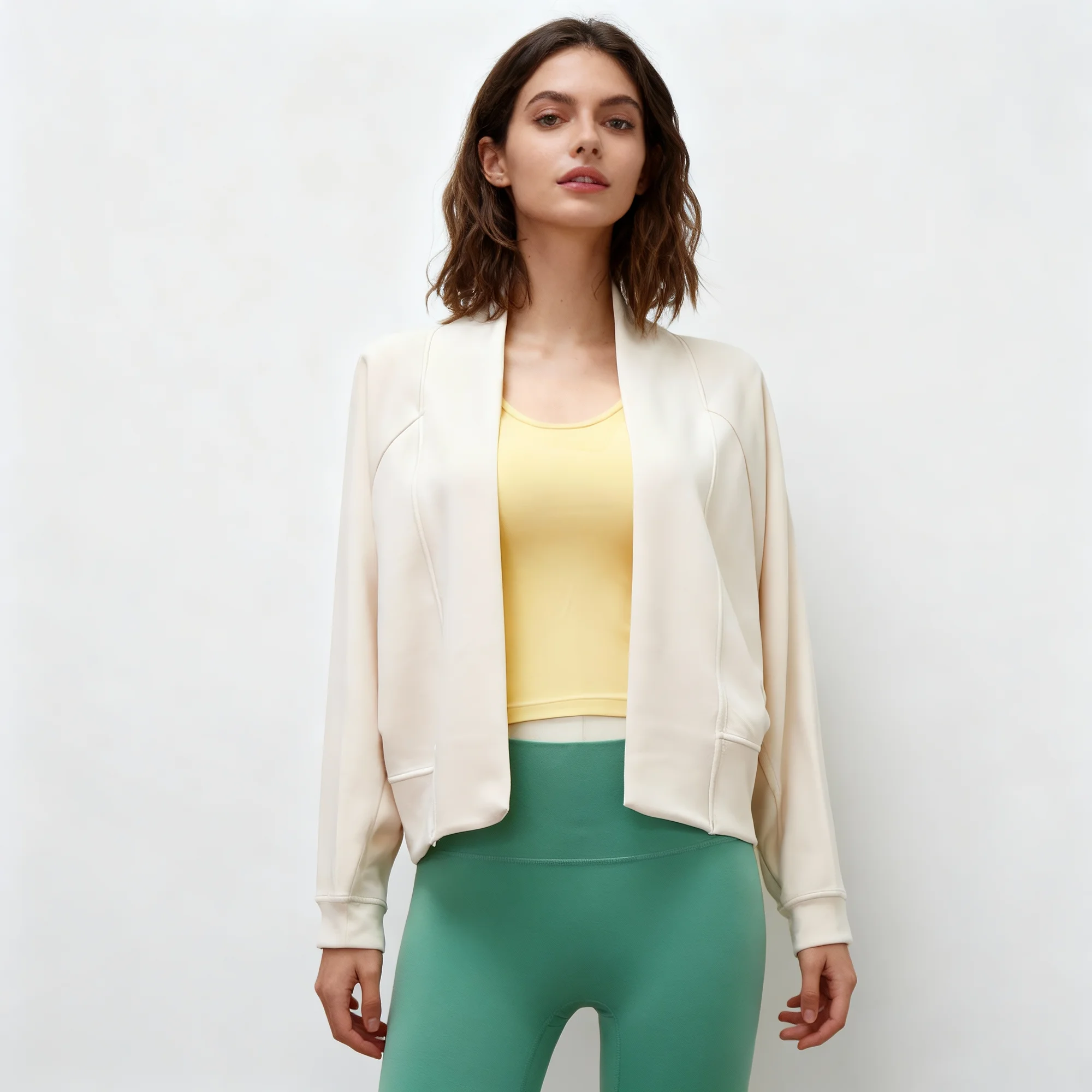 women's-yoga-shawl-short-shirts-ladies-long-sleeve-fitness-top-breathable-yoga-wear-women's-modal-loose-fit-cardigan-yoga-top