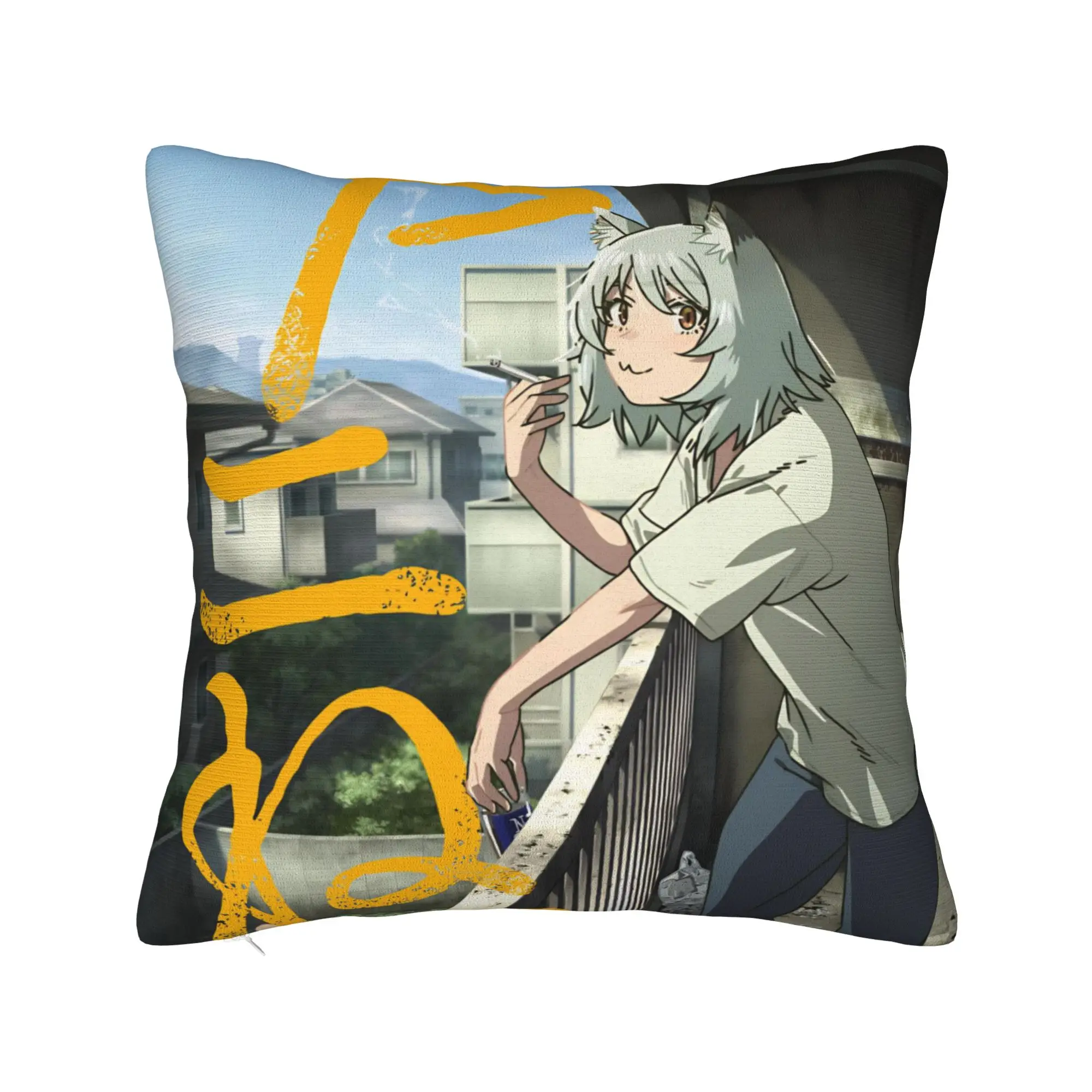 C-Chainsmoker Cats Pillow Covers Stuff Printing Cushion Cover Decor  Pillow Case Cover Seater Multi-Size