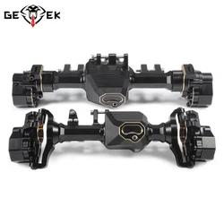 Black Brass Weights TRX4 Axle Portal Drive Housing Caster Blocks Steering Knuckle for 1/10 RC Crawler TRX6 TRX-4 Chassis LCG DIY