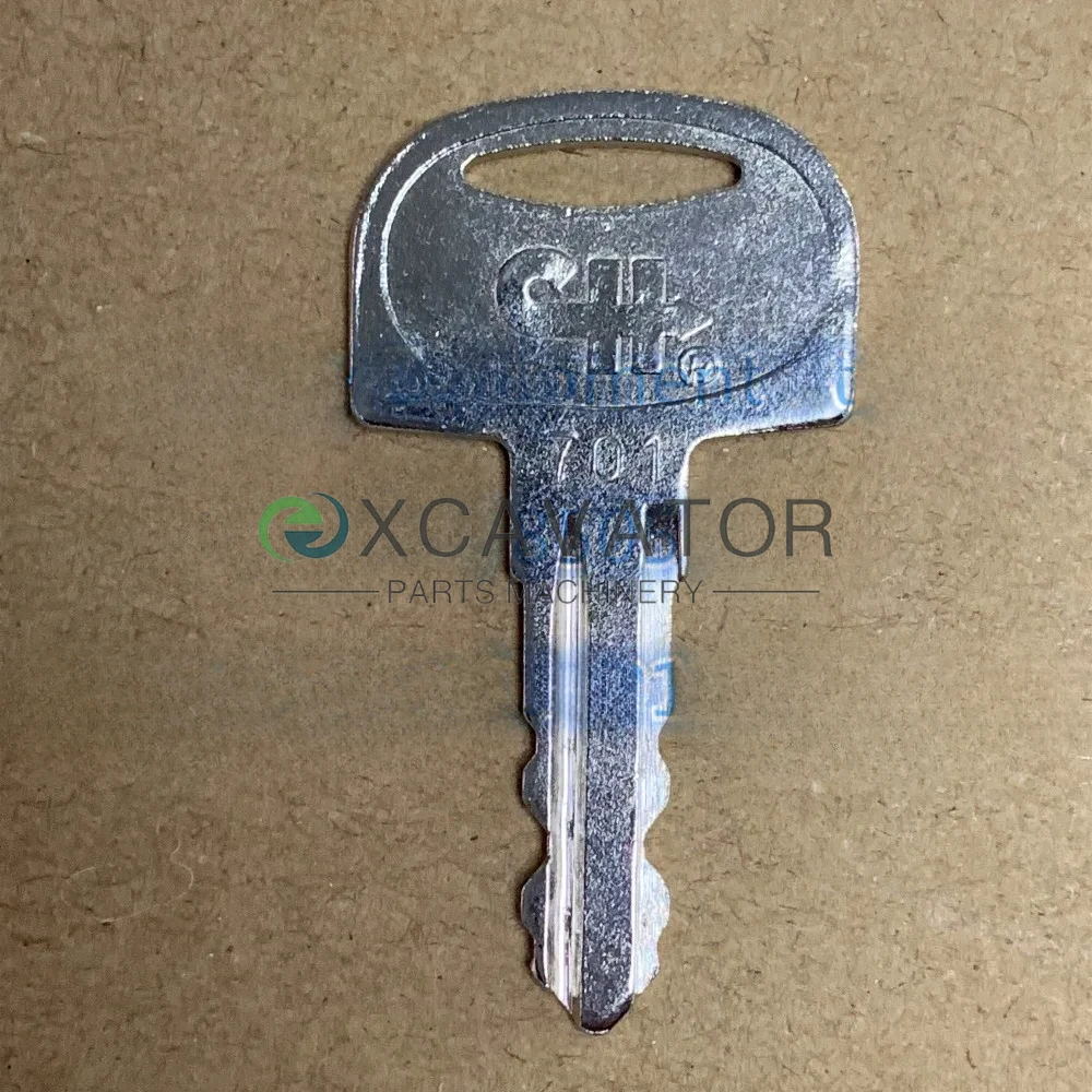 5/10/20/50PCS  701 Key For Sany New Style Ditch Witch Heavy Equipment Ignition Start Starter Switch 10SX AT60 FX50 FX60 JT9 JT20