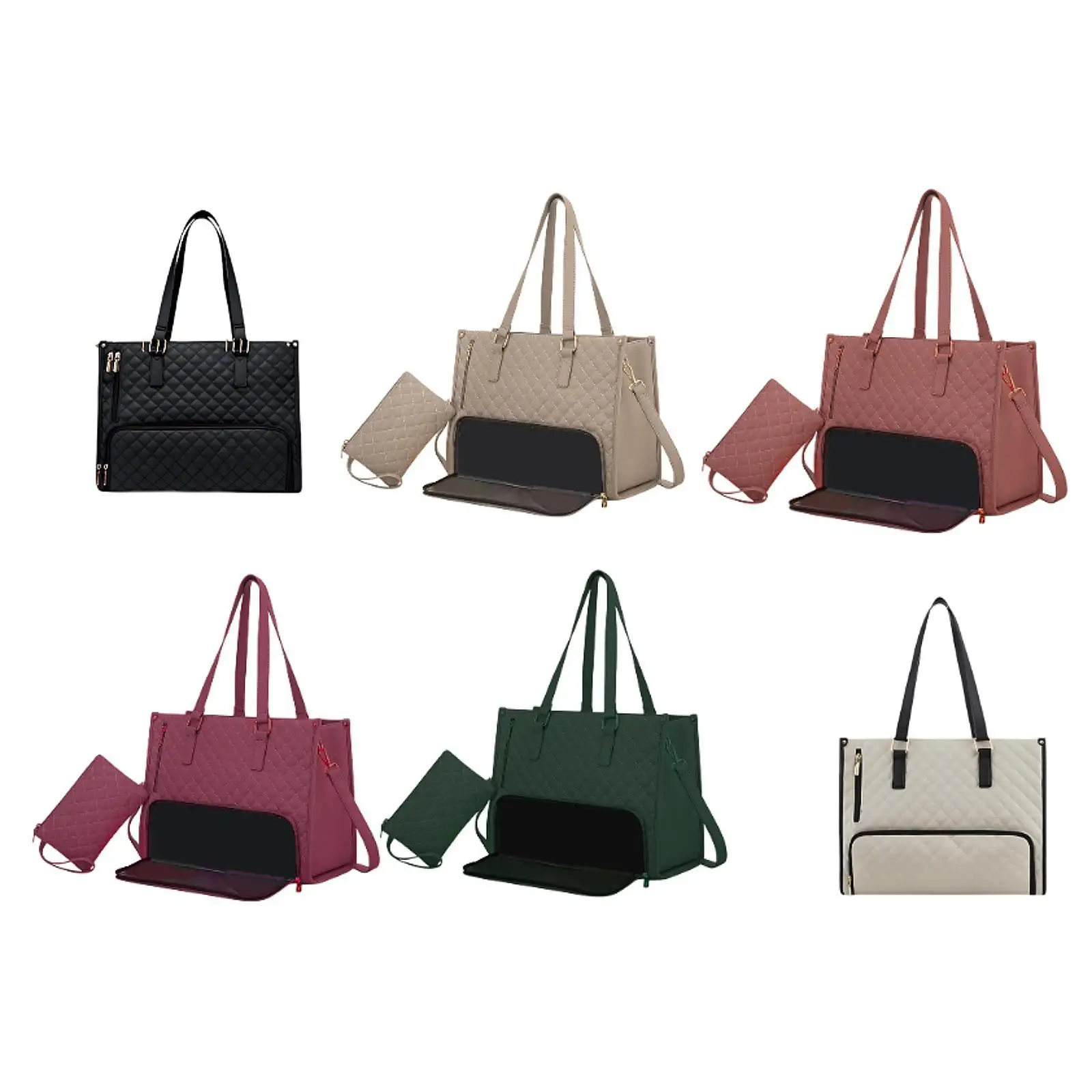 Dames lunchtas Computer schouderhandtas voor zakenreizen