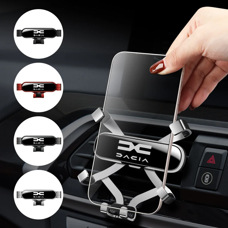 Gravity Car Phone Holder Air Vent GPS Mount Mobile Cell Stand For Dacia Duster Logan Sandero Lodgy Dokker Sandero Stepway Spring