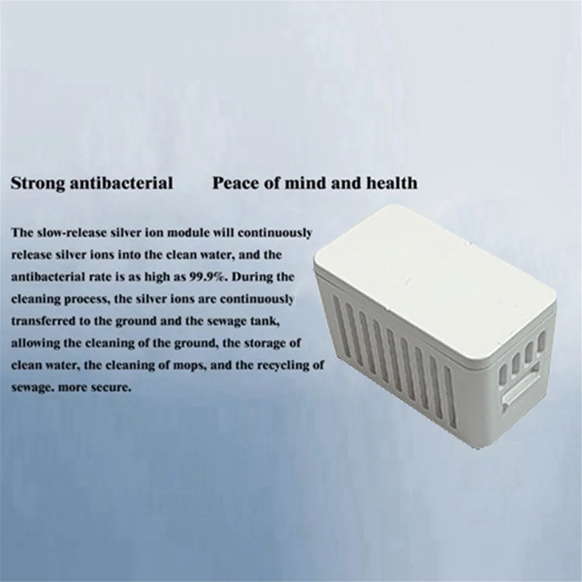 ABKR Silver Ion โมดูลสําหรับ Roborock S8 Max V Ultra/G20S ถังน้ําสูญญากาศช้า Silver Ion Bacteriostatic โมดูล