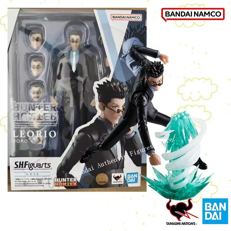 Genuine Bandai Original Package S.H.Figuarts Hunter X Hunter LEORIO Anime Action Figure Finished Model Toy Collectible In shock