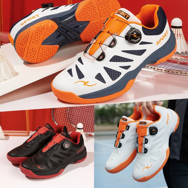 

Badminton Shoes Court Tennis Sneakers for Training Volleyball Indoor Outdoor Professional Men Women Breathable Sport Big Size