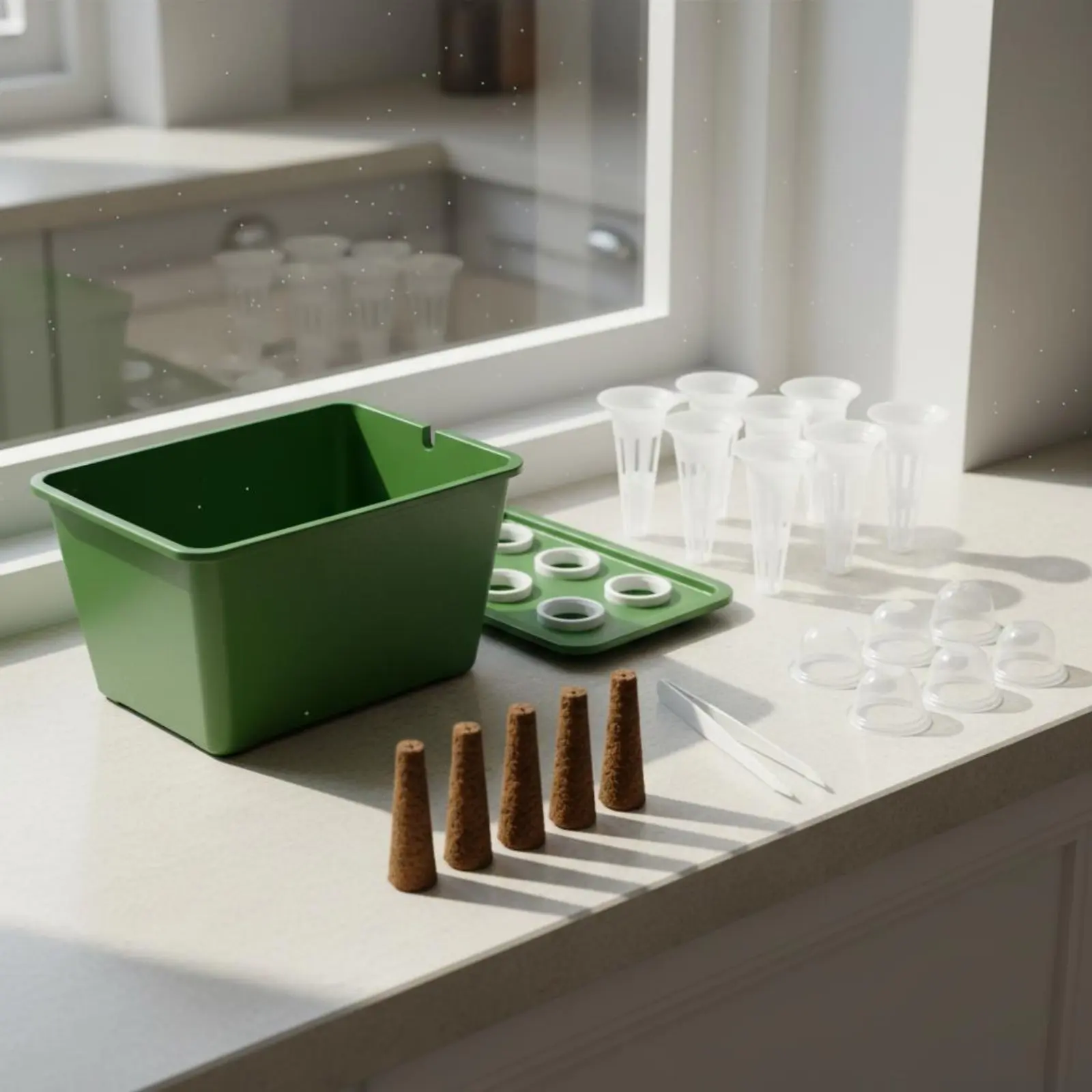 Hydroponic Growing System Easy to Manage Soilless Cultivation Box Indoor Culinary Greens Garden Kit High Survival Ratio
