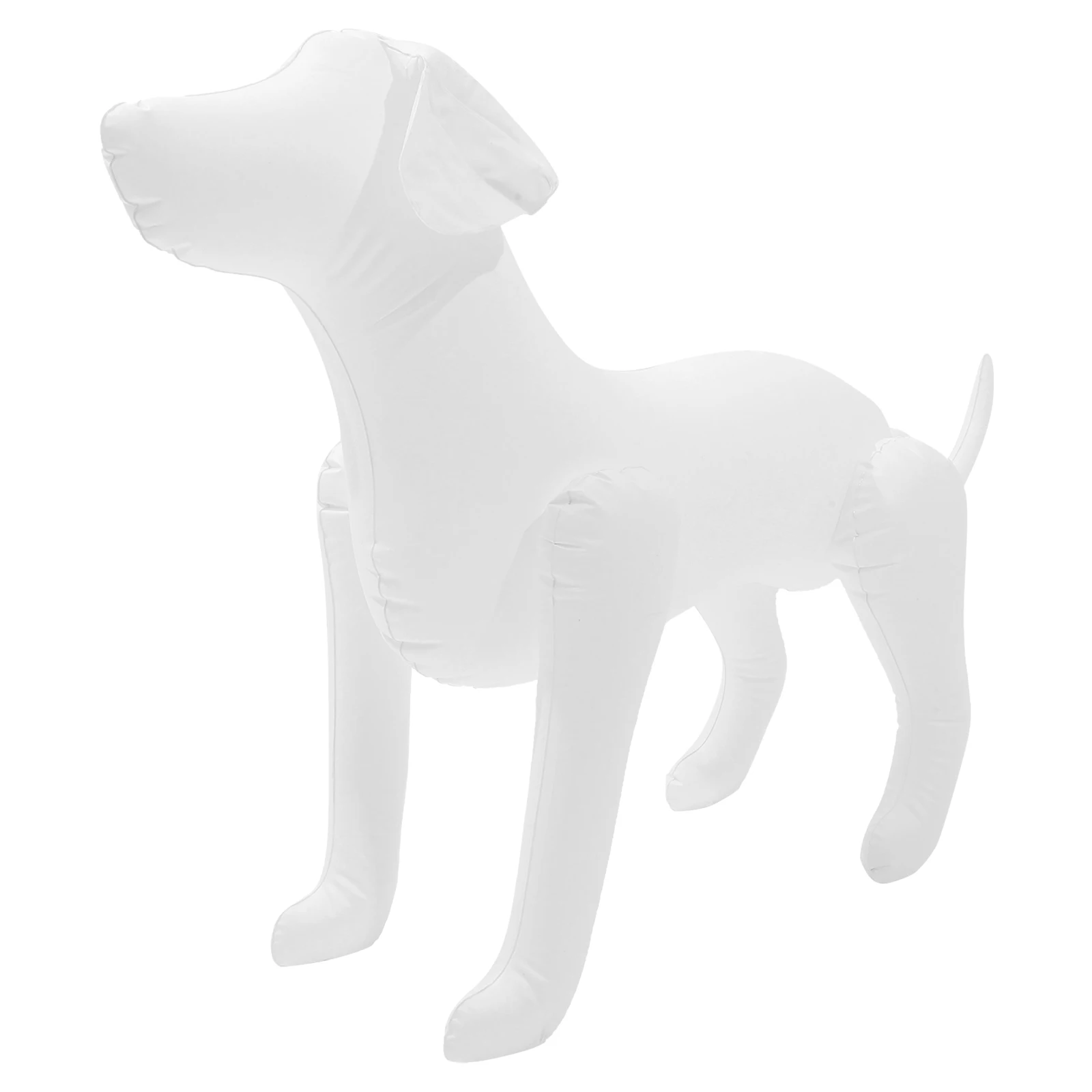 

Dog Mannequin Standing Model PVC Inflatable Dog Display Stand Pet Animal Costumes Display rack multiuse Pet Clothing Shop supply