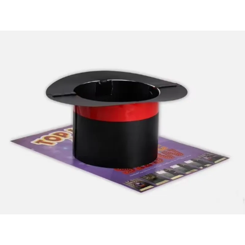 Top Hat Magic Trick Appearing Hat From Poster Magic Props Stage Illusion Gimmick Magician Accessories Comedy Street Funny