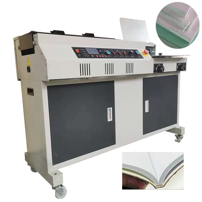 Automatic book binding machine Book binder machine Glue binding machine