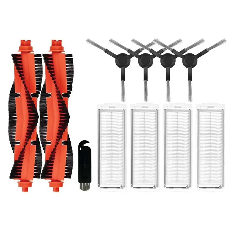 

THIVN - Запасные части для робота-пылесоса Xiaomi Mi Robot Vacuum Mop 2S / Mop P / Mop Pro / XMSTJQR2S / STYTJ02YM: основная и боковые щетки, HEPA-фильтр