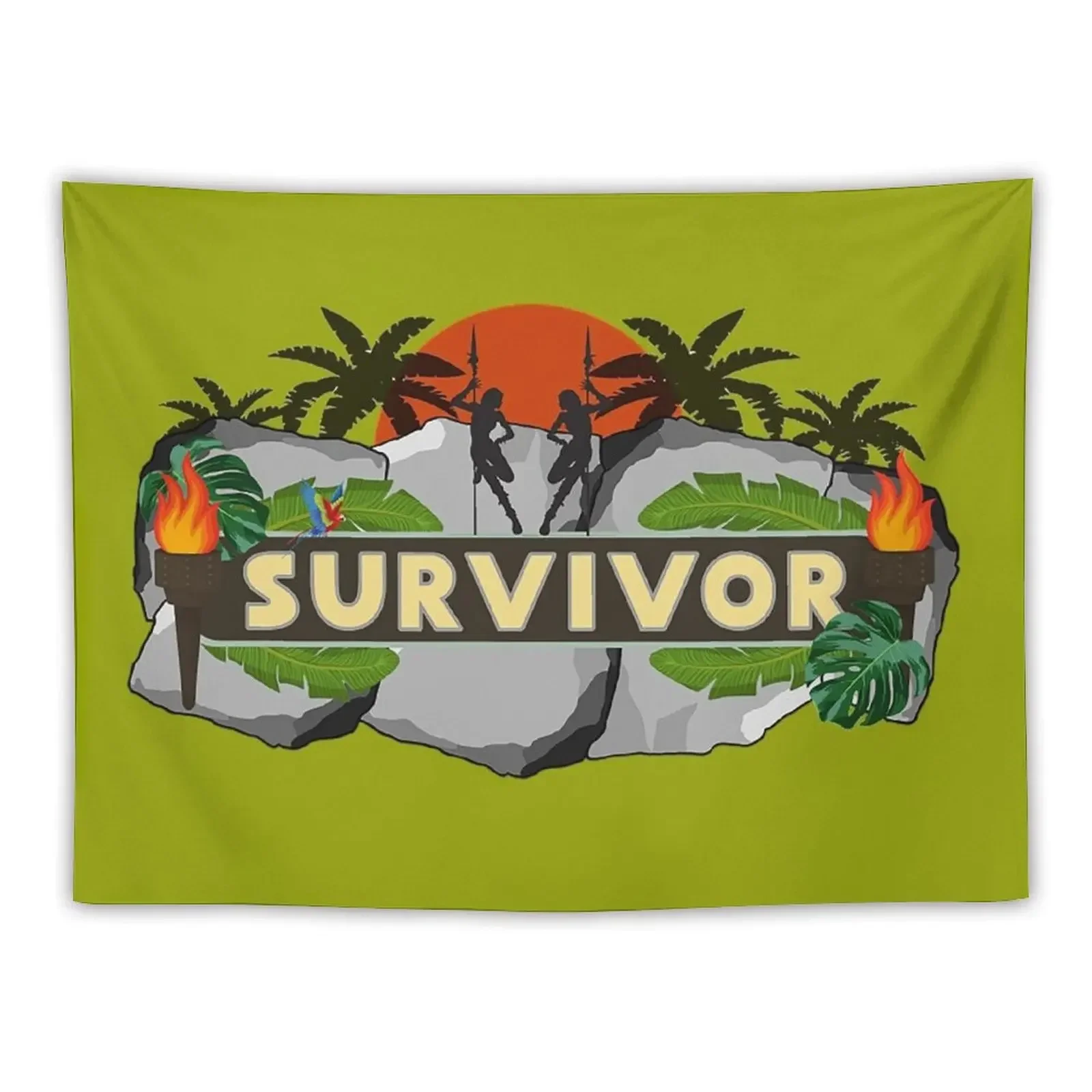 Survivor Gifts - Survivor Cancer Island Life Game Divorce Show Tapestry Home Decorating Tapestry