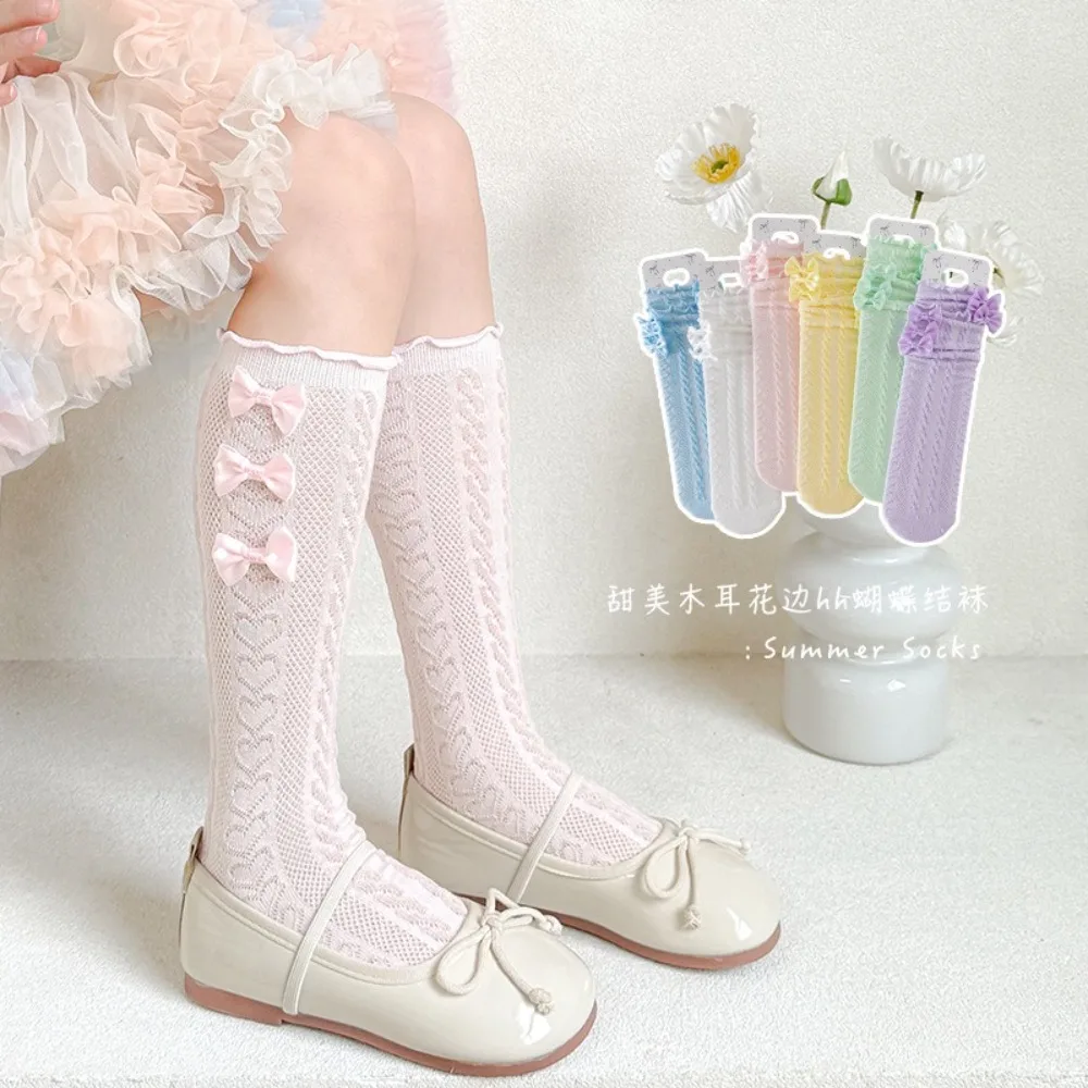 New Lolita Leg Covers Lace Ballet Style Pile Sock Breathable Mesh Hosiery Stage Performance