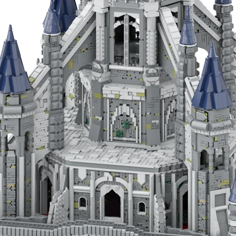 Blocos de Construção Fortaleza Militar, Modelo MOC, Castelo de Hyrule Legend, Tecnologia Modular, Brinquedos de Natal, Conjuntos DIY