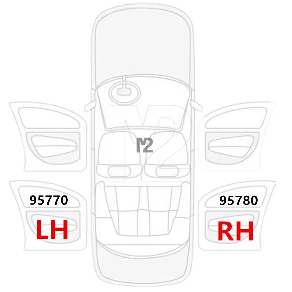 Door Lock Actuator For Hyundai 2005-2009 Tucson ACTUATOR ASSEMBLY REAR DOOR LEFT Right SIDE Locking device 957702E000 957802E000