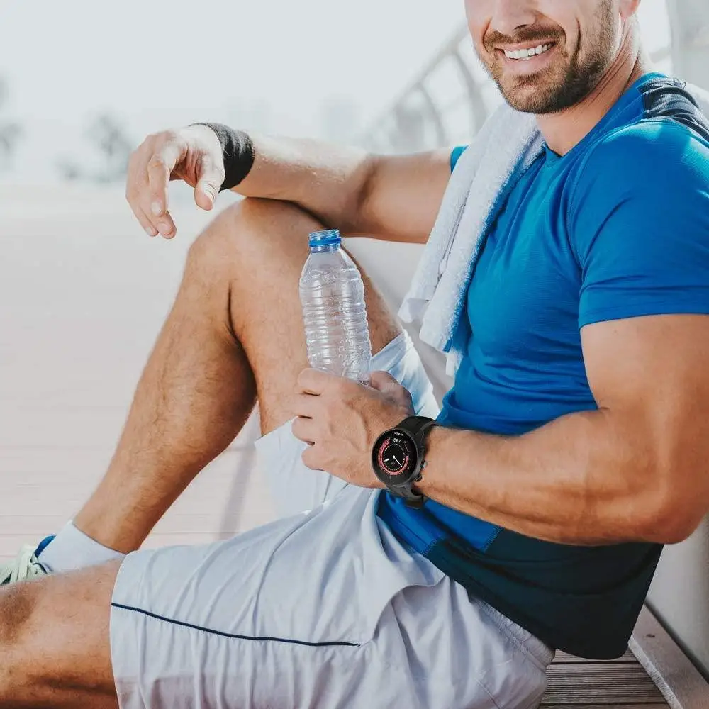 24mm Gummi-Silikon-Armband für Suunto 9 Smartwatch, Ersatzarmband für Suunto 9 Baro, Armband für Spartan Sportuhr – Detail 11