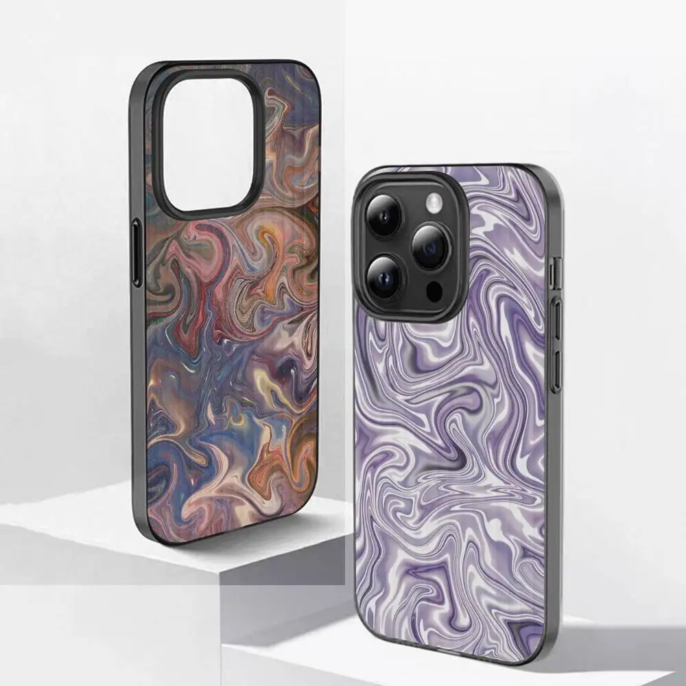 เคสโทรศัพท์กันกระแทกแบบลอนลูกฟูก สีสันสดใส สำหรับ iPhone 15 16 17 14 13 12 11 Pro Max 16E 16 Plus 17 Air