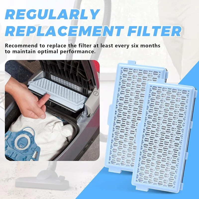 Filter For Miele Compact C1 And C2, Complete C2 And C3, S8340, S4000, S5000, S6000, S8000 Vacuum Cleaner Parts