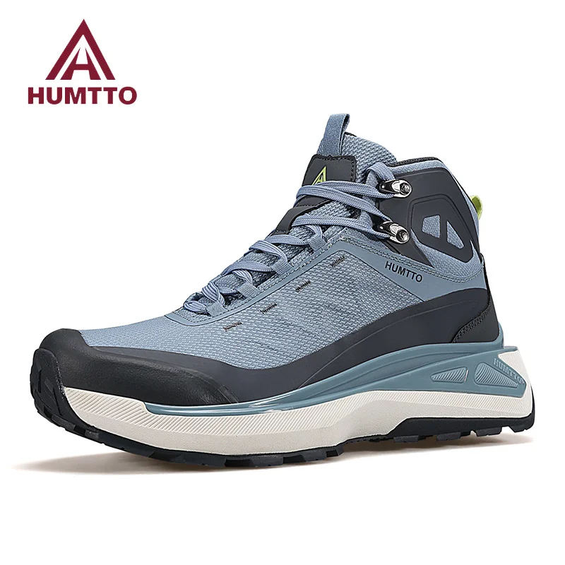 

HUMTTO Outdoor Men's Sports Shoes Camping Hiking Shoes Breathable Trekking Boots for Men Winter Rubber Safety Trail Sneakers Man