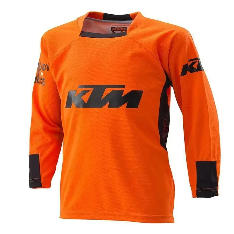 New Enduro Ktm Team Motocross Shirt Motorcycle Jacket Off-road T-shirt Ride MTB Bicycle Long-sleeve Moto Jersey Maillot Ciclismo