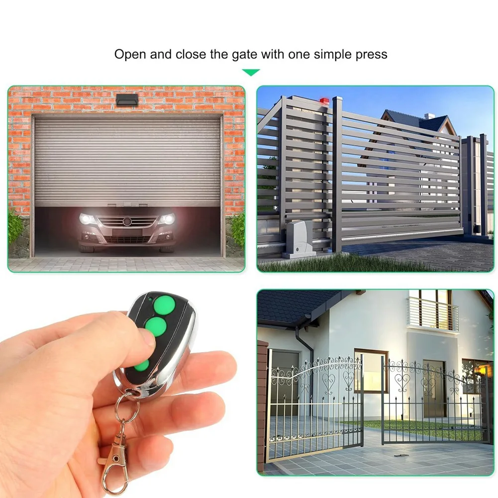 A92Z 3Pcs Remote Control Transmitter 433.92Mhz ,4-Button For Automatic Swing Sliding Gate,For Lockmaster Topens Casar