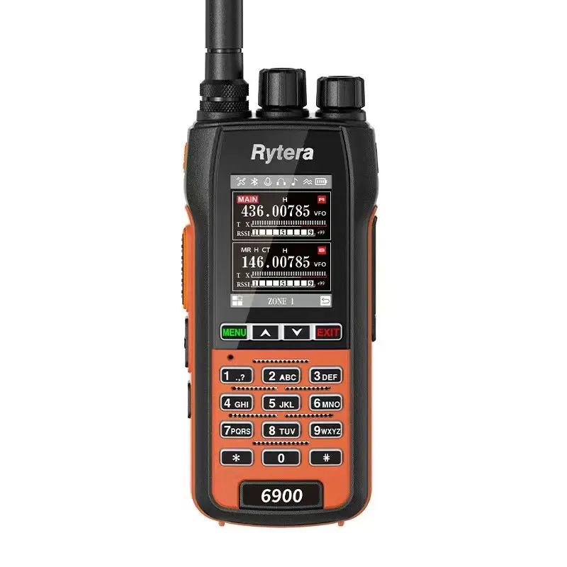 Rytera 6900 Handheld Walkie-talkie Chinese Menu 10w Handheld Bluetooth Frequency Writing Fast Frequency Test