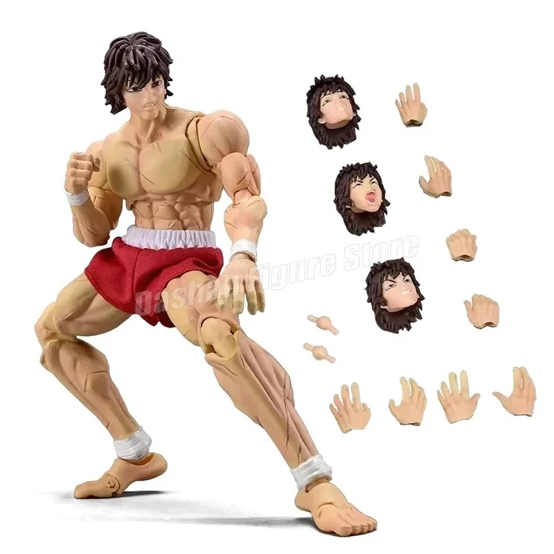 

18cm Storm Toys St 1/12 Baki Hanma Action Figure Son Of Ogre Real Clothes Anime Collectible Model Toy Gifts