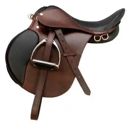 

High Quality Genuine Leather Saddle for Training and Competition, Long-term Use of Western Equestrian Jumping Saddle