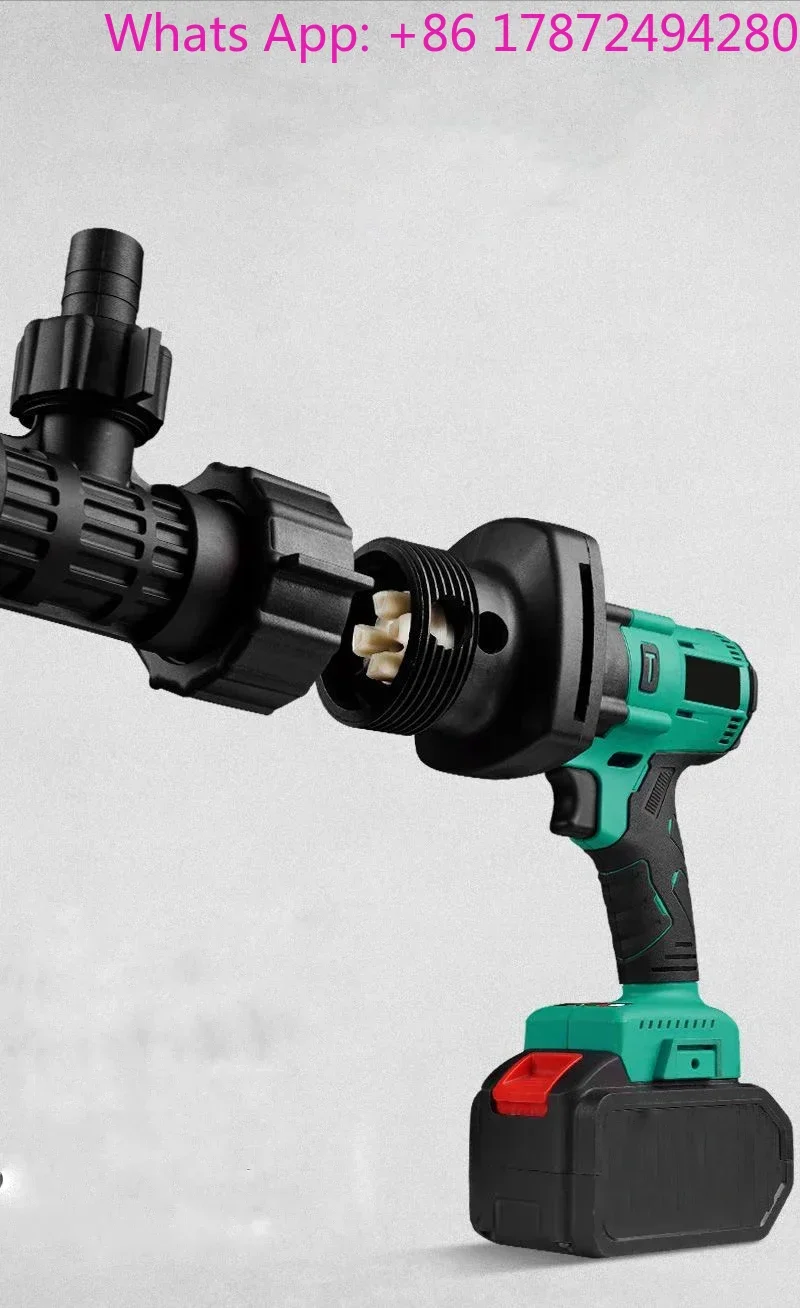 High viscosity liquid drum barrel oil transfer pump, electric battery cordless chemical pump, 21V portable type