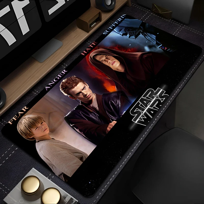 Mouse Pad Desk Mat Anime Play Mat Gaming Mousepad S-star W-wars D-darth V-vader Speed Computer and Office Gamer Keyboard Pad