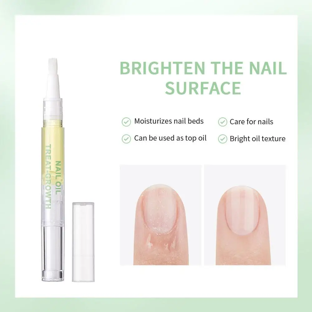 Nail Nutrition Oil Pen Nail Strengthener for Thin Nails And Growth Nail Treatment Cuticle Revitalizer Oil Prevent Agnail Nourish