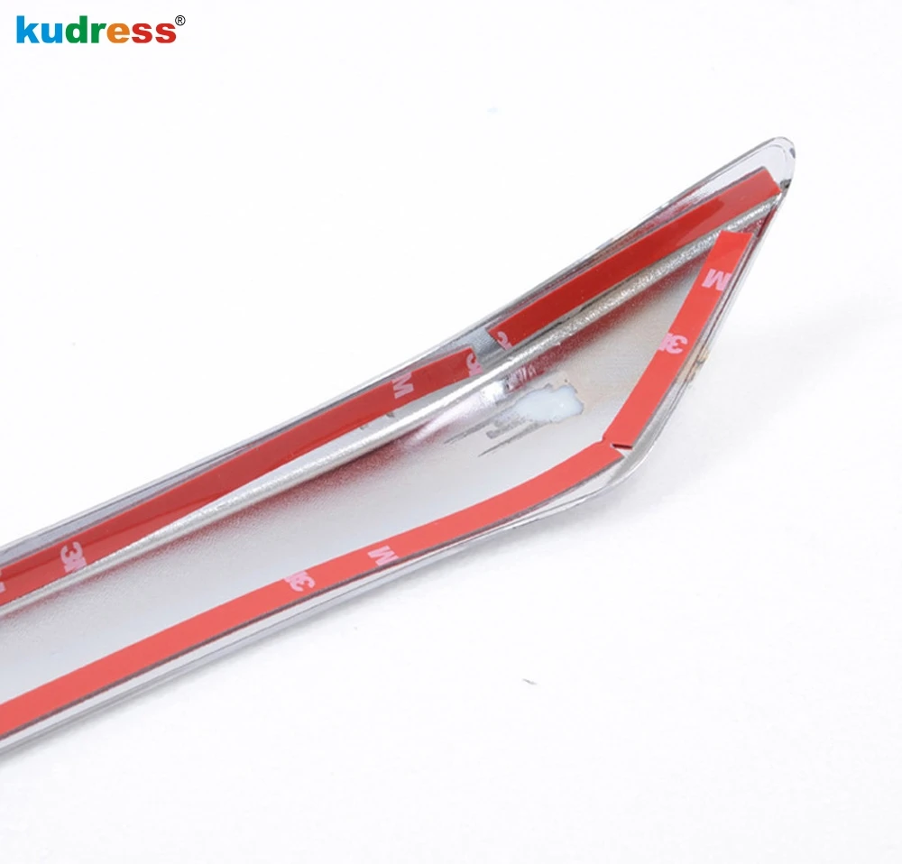 Front Bottom Bumper Cover Trim For Mazda 3 Axela 2013 2014 2015 Chrome Front Lower Grill Grille Molding Strip Car Accessories