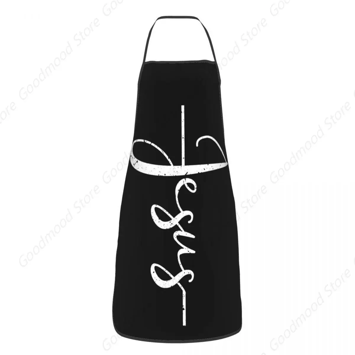 Custom Jesus Christ On The Cross God Bib Aprons Men Women Unisex  Chef Christian Tablier Cuisine for Cooking Baking Painting