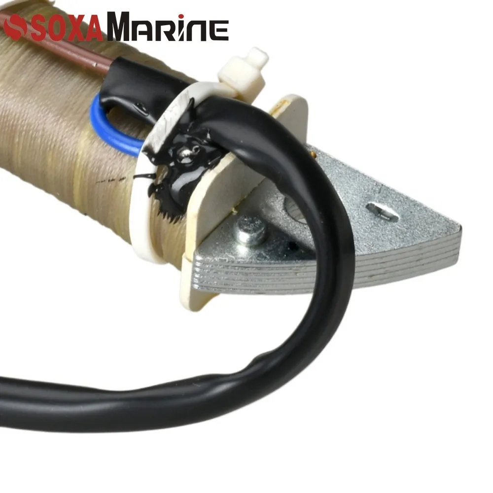 Charge Coil For Yamaha 9.9HP 13.5HP 15HP 2-Stroke 63V-85520-01 63V-85520-00 view 2