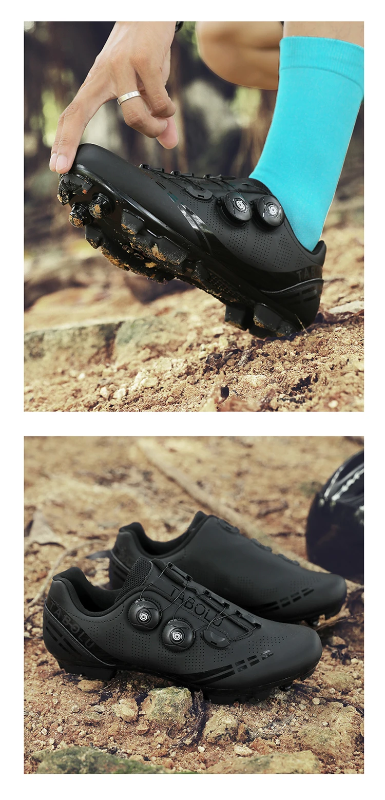 Professionelle MTB Mountainbike-Schuhe für Herren, Atmungsaktive SPD-Rennradschuhe, Damen SPD-Klickschuhe für Radfahren – Detail 21