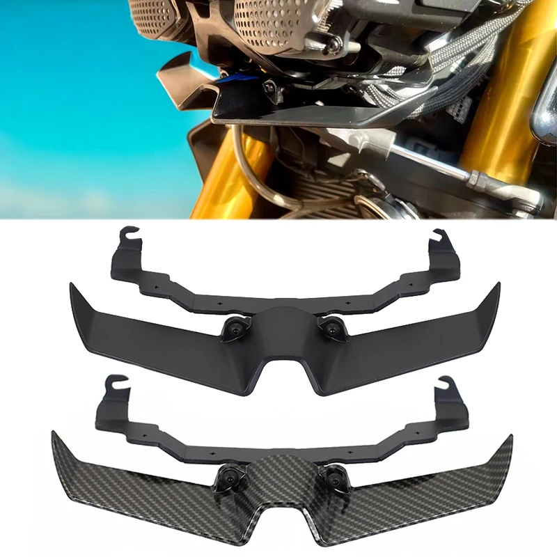

Motorcycle Sport Downforce Naked Front Spoilers Aerodynamic Wing Deflector For YAMAHA MT-10 MT10 MT 10 SP 2022 2023 2024